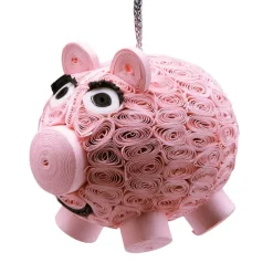 Smiling Pig Ornament