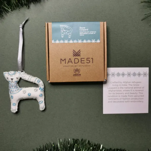 Snow Leopard Ornament - MADE51