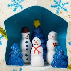 Snowman Trio Star Ornament