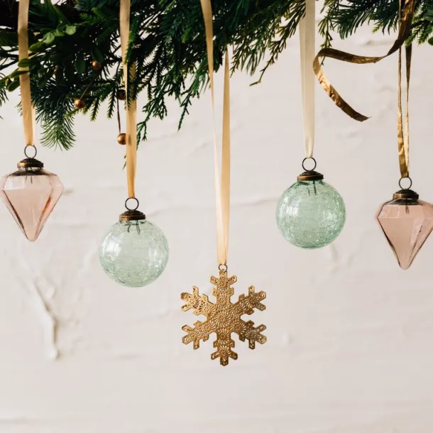 Snowy Day Snowflake Ornament