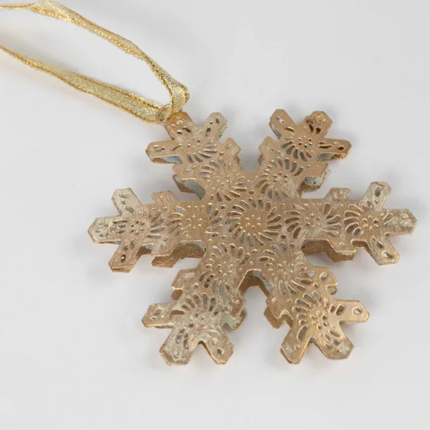 Snowy Day Snowflake Ornament