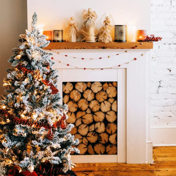 Snowy Star Garland