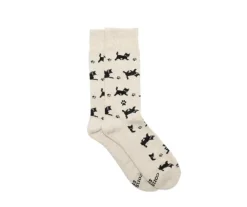Socks that Save Cats - Cream