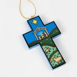 Starry Night Cross Ornament