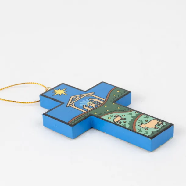 Starry Night Cross Ornament