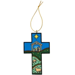 Starry Night Cross Ornament