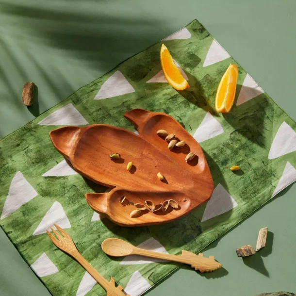 STEGOSAURUS PLACEMAT, green