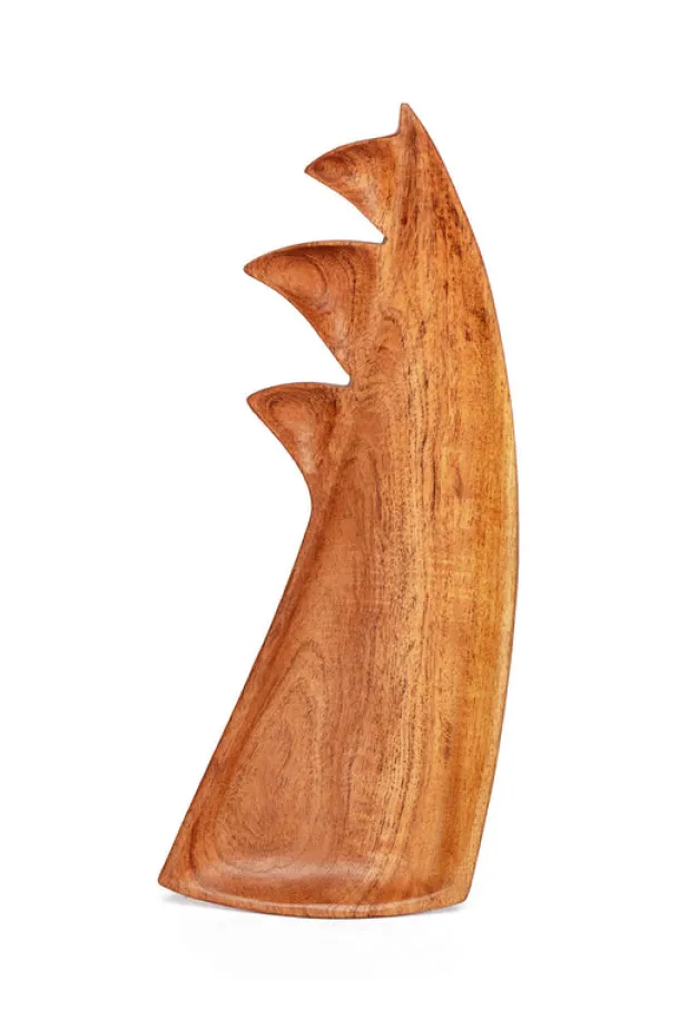 STEGOSAURUS PLATE, neem wood