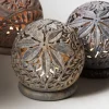 Stone Globe Candleholder