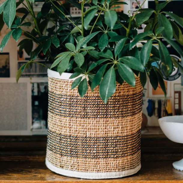 Striped Hogla Basket