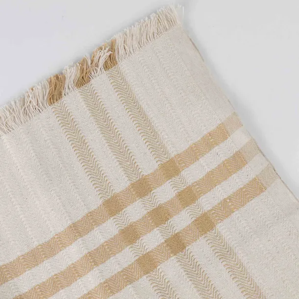 Sunny Stripe Checked Tea Towel