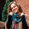 Suryast Striped Wool Scarf