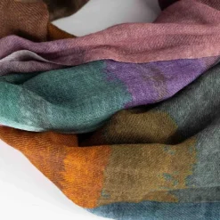 Suryast Striped Wool Scarf