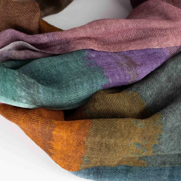 Suryast Striped Wool Scarf