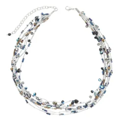 Suspended Galaxies Necklace