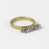 Taakat Silver Bar Brass Ring