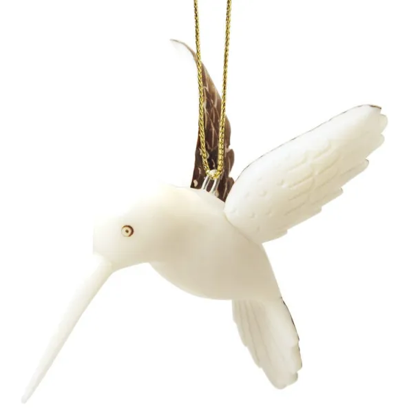 Tagua Nut Hummingbird Ornament
