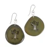 Tagua Tree Earrings