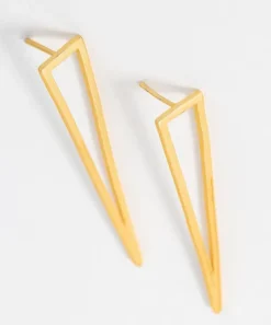 Tall Triangle Earrings