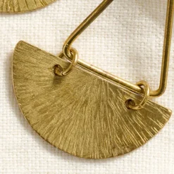 Tana Brass Post Earrings