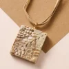 Tarasa Gorara Stone Pendant Necklace