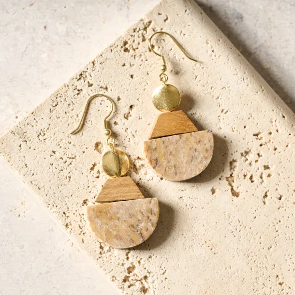 Tirsuli Gorara Stone Drop Earrings