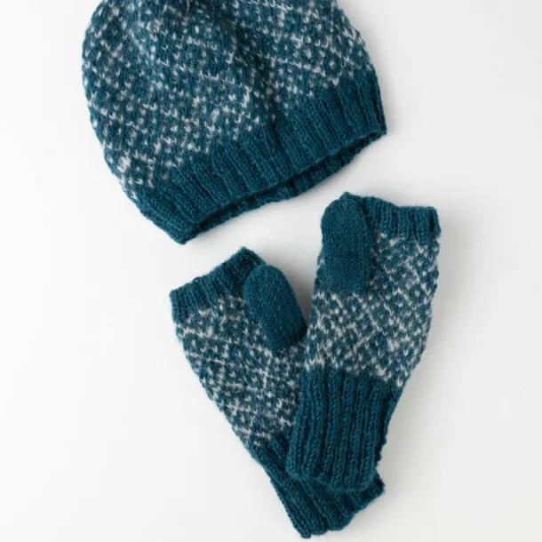 Toasty Teal Convertible Mittens