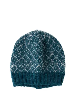 Toasty Teal Knit Hat