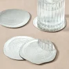 Tree Rings Steel Coasters - Set of 4