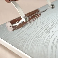 Tree Rings Steel Serving Tray