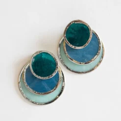 Triple Convertible Capiz Earrings