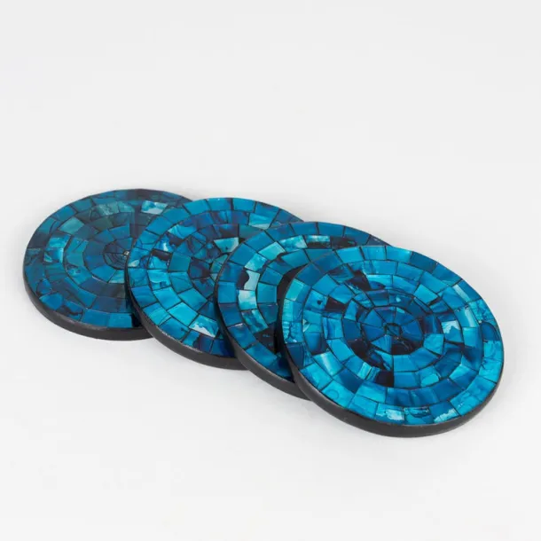 Tropical Waters Mosaic Coasters