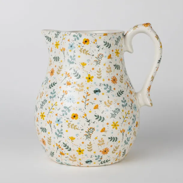 Tula Floral Ceramic Pitcher