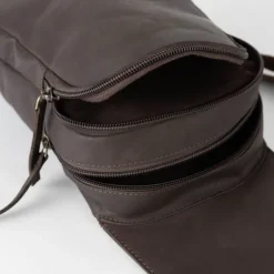 Umber Eco-Leather Sling Bag