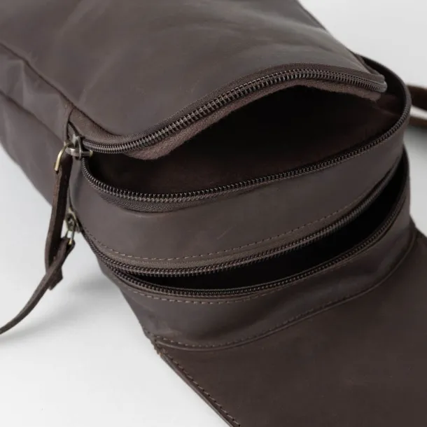 Umber Eco-Leather Sling Bag