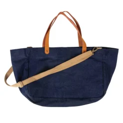 Upcycled Denim Weekender Bag