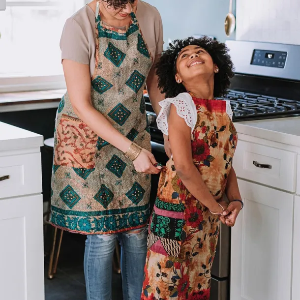 Upcycled Sari Apron