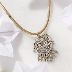 Vijaya Elephant Pendant Necklace