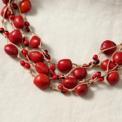 Vyna Multistrand Seed Necklace
