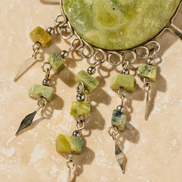 Waca Serpentine Stone Necklace