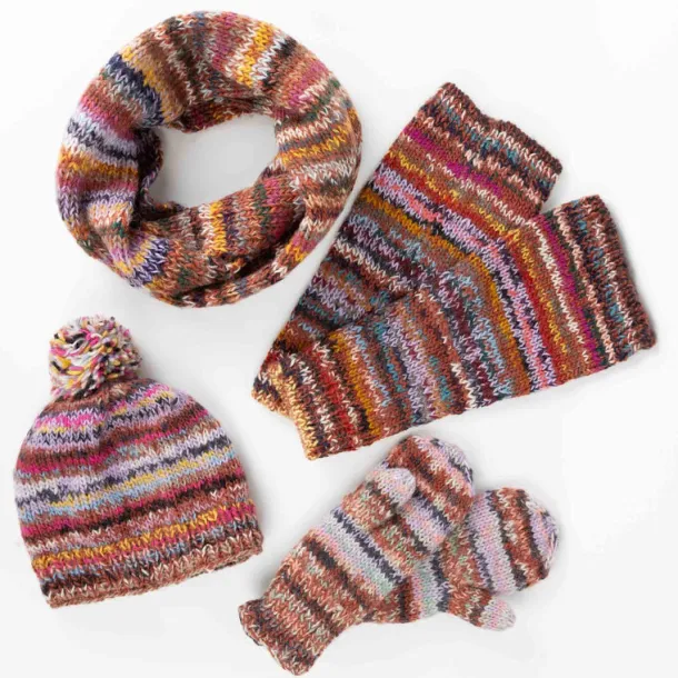 Warm Stripe Mittens
