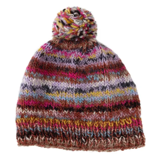 Warm Stripe Wool Hat