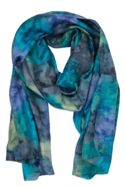 Waterfall Painted Scarf