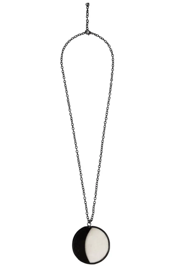Waxing Moon Capiz Necklace