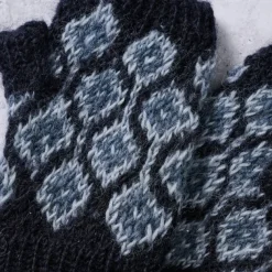 Winter Night Wool Wrist Warmers