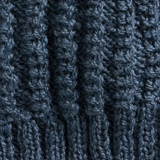 Winter Sky Ribbed Wool Hat