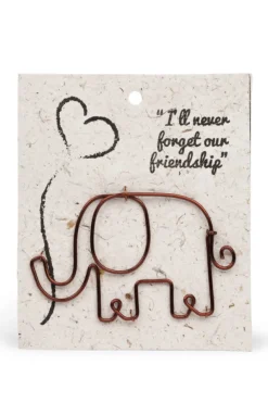 Wire Elephant Gift Bookmark