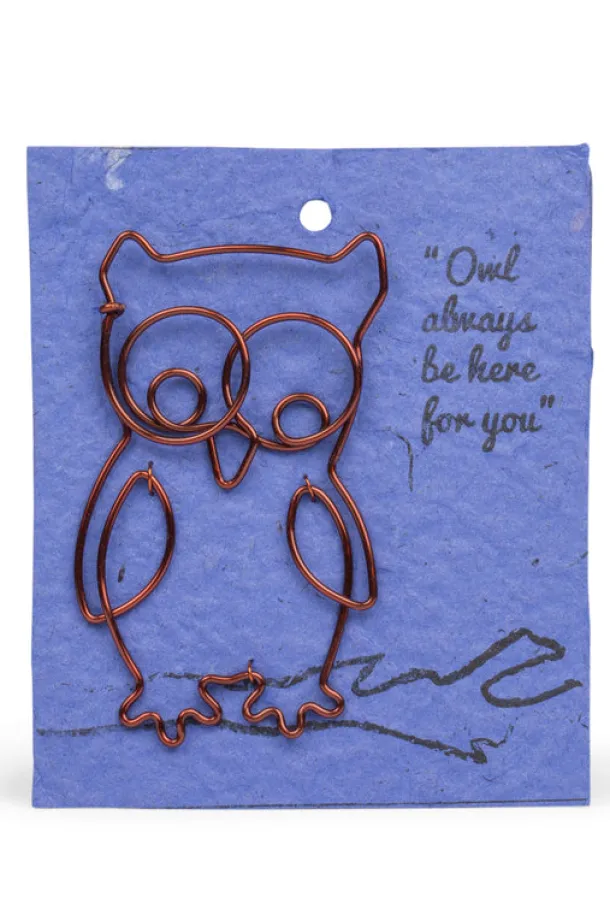 Wire Owl Gift Bookmark