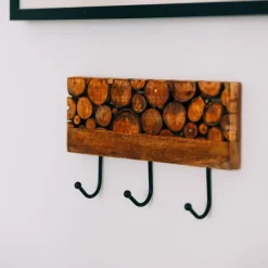 Wood Slice Wall Hook