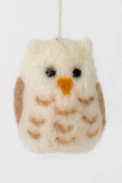 Wool Owl Ornament